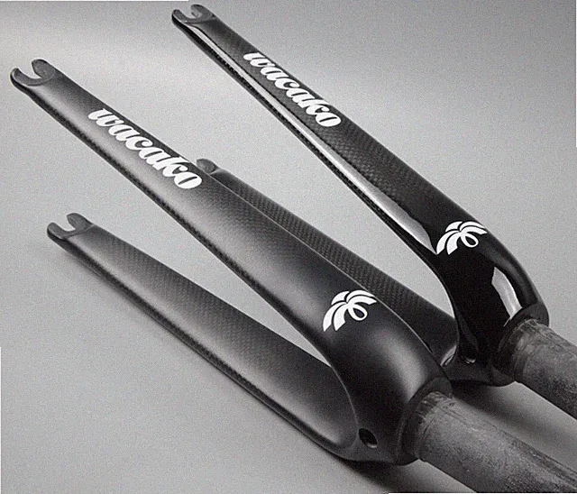 1-1/8 in Carbon Fiber BMX Bicycle Forks Rigid Bike Fork C Clamp Fork 18/20/22 in