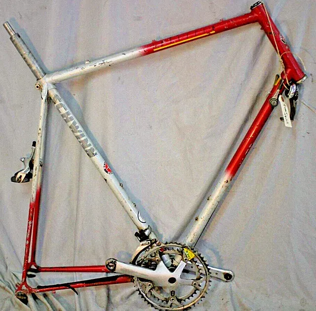 1985 Schwinn Traveler Vintage Bike Frame XX-Large 63.5cm Lugged Steel Commuter ~