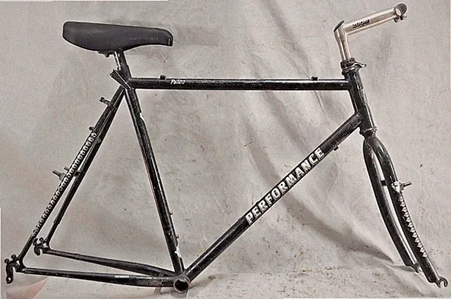 1989 Performance Pulse MTB Bike Frame 22" Large Hardtail Rigid Tange Infinity Fe