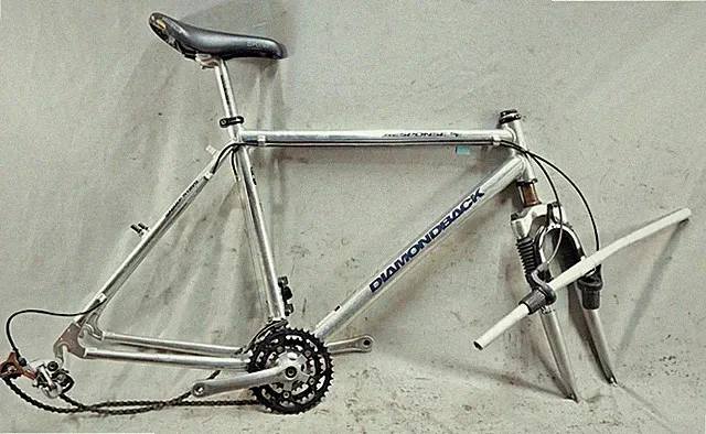 1996 Diamondback Response SE MTB Bike Frame 21" XL Hardtail Shimano STX RockShox