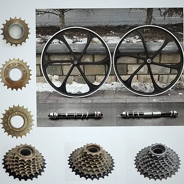 29"/700C Alum Bicycle Mag Wheelset Front & Rear Bike Wheel 100*135mm & Freewheel
