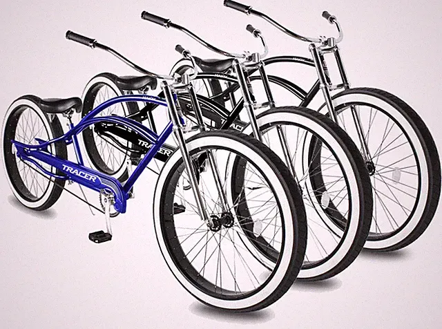 29" Master 1-Speed Chopper Stretch Beach Cruiser Bicycle Fat Tire Bike