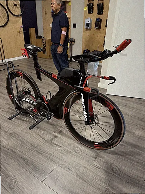 56cm Cervelo P5X SRAM Red Carbon Triathlon Bike