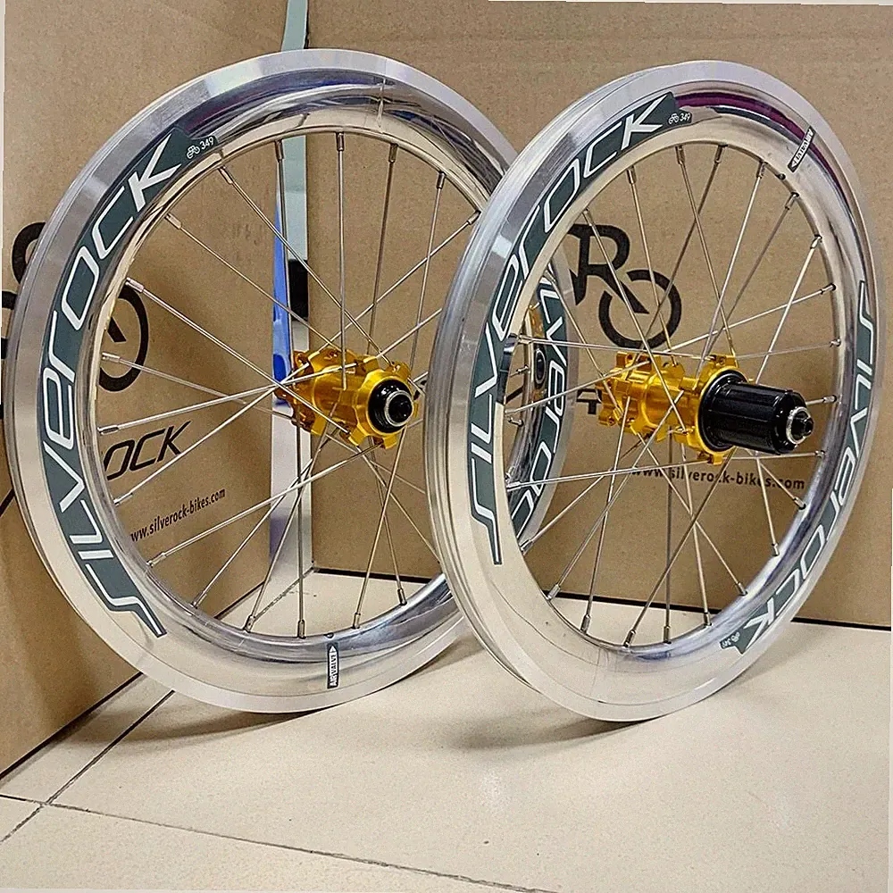 Bicycle Wheelset 22in 406 451 Disc Brake Depth 60mm Rim for Folding Bike Wheels