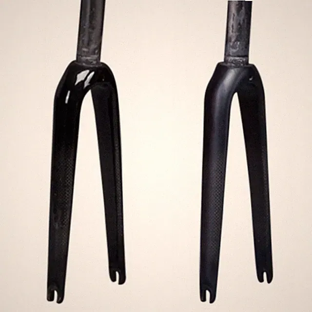 Carbon Fiber Hard Fork 14 16 18 20 22 Inch Folding BMX Bike Bicycle Front Forks