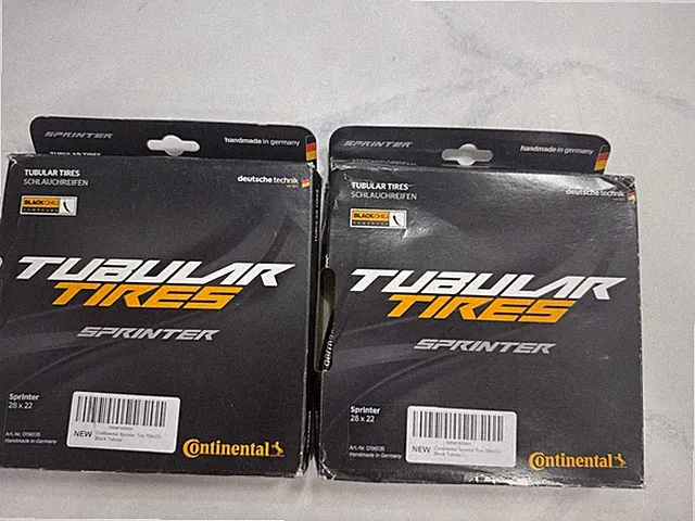 Continental Sprinter Tubular Tire - 700x22c (28x22) Black Chili Compound, PAIR