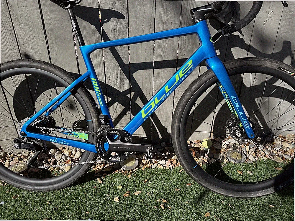 Cyclocross bike Blue competition Norcross size M/L used 1 season