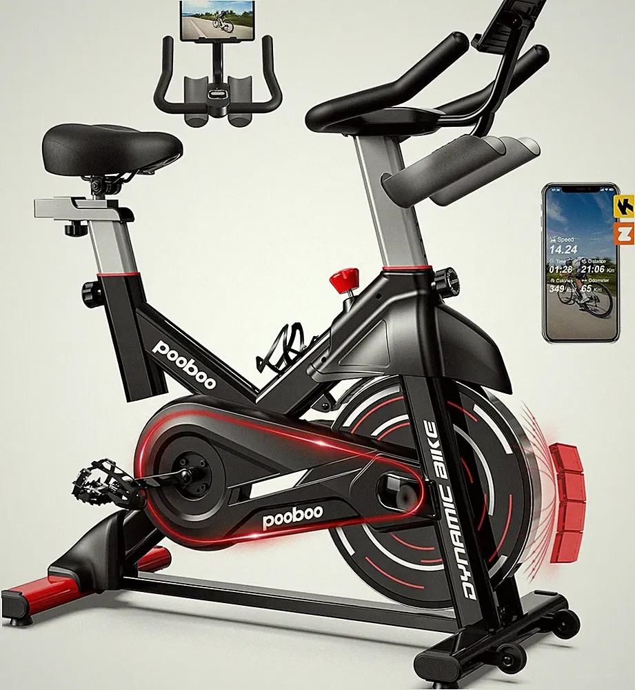 Exercise Bike Indoor Cycling Bike Fitness Stationary Bike Magnetic Resistance