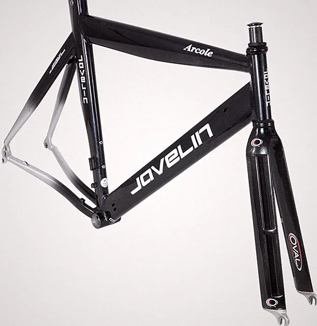 Javelin Arcole Alloy Road Triathlon TT Bike Frameset LG 57cm Black 700c Rim QR