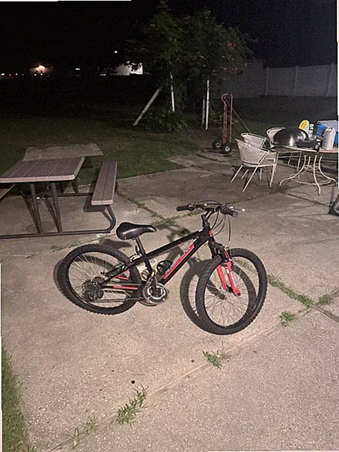 Mountain Bike Black Red Decal Custom Build , Built With Different Type Of Speeds