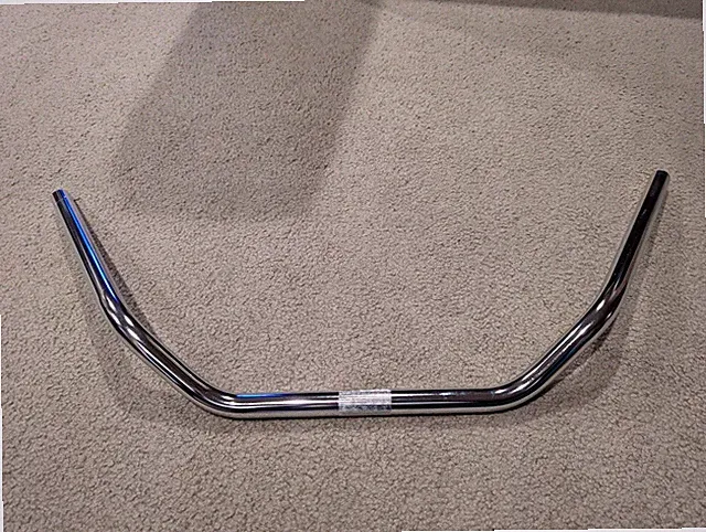 NEW CHROME BEACH CRUISER HANDLE BARS (22. MM ) (10"pullback)