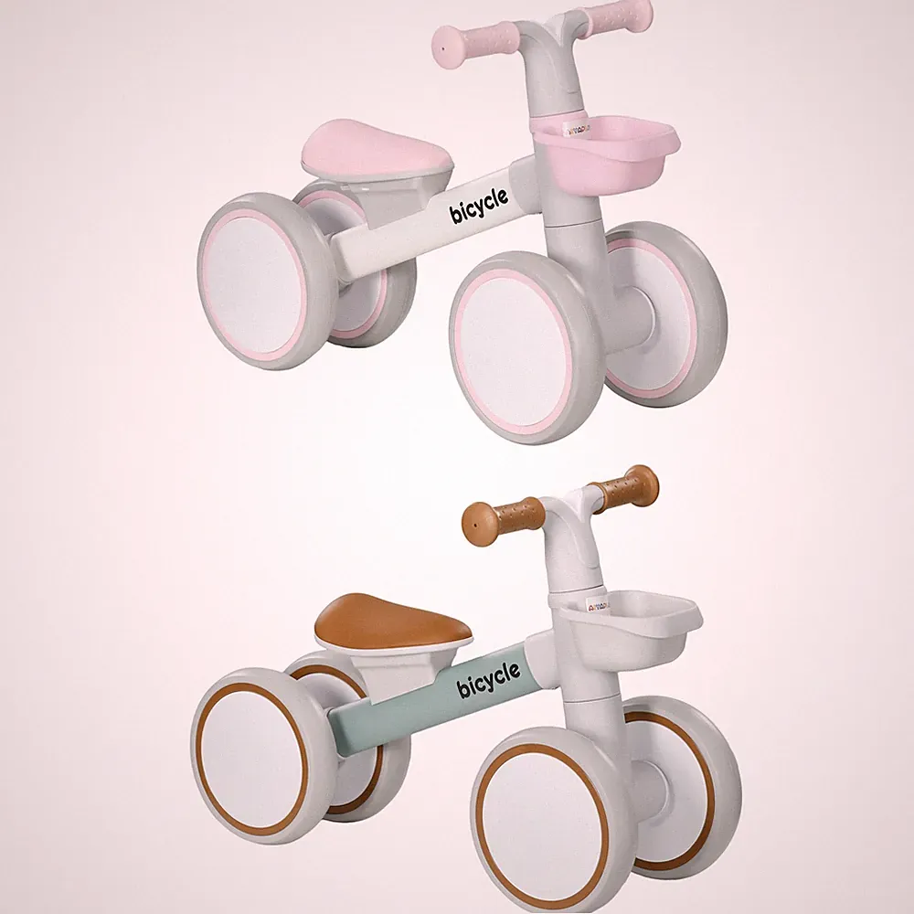 Qaba Balance Bike for 1-3 Years Toddlers with Adjustable Seat
