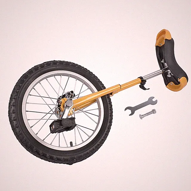 Unicycle Outdoor Fitness 16/24 Inch Steel Rim Electric Skidproof Tire Adjustable